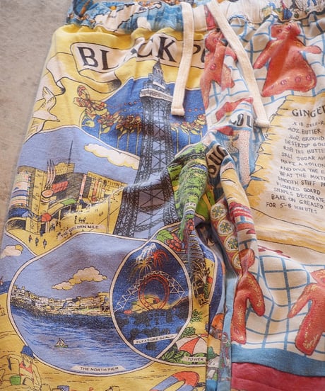 "Mr.RemakeMan."Vintage Tapestry Remake Easy Pants.③[Size:2(M)]