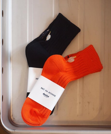 一部再入荷!! "decka"×"BRU NA BOINNE"Heavyweight Short Socks[Star]