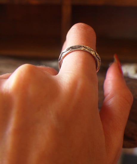 再入荷！"NAVAJO Jewelry"Stampwork Triangle Ring