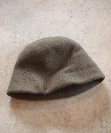 "Kopka"Woollen Clochard Hat[Color:KHAKI]