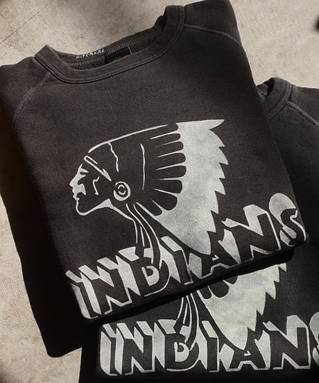 "KOUHEI TERRAI" Raglan Crew Sweat [INDIANS]