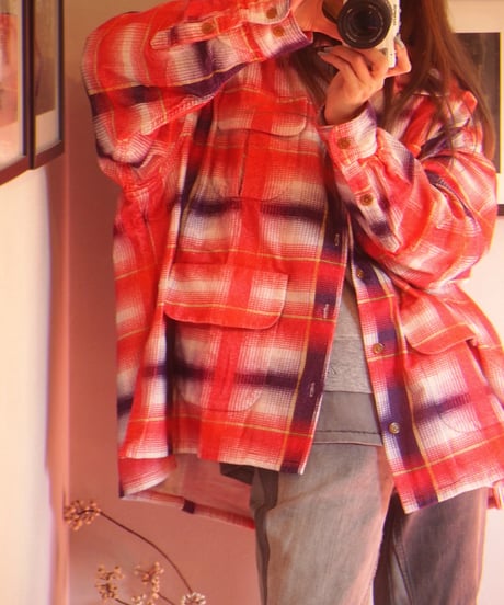 "IMPRESTORE"「J.FOX」Printed flannel shirts