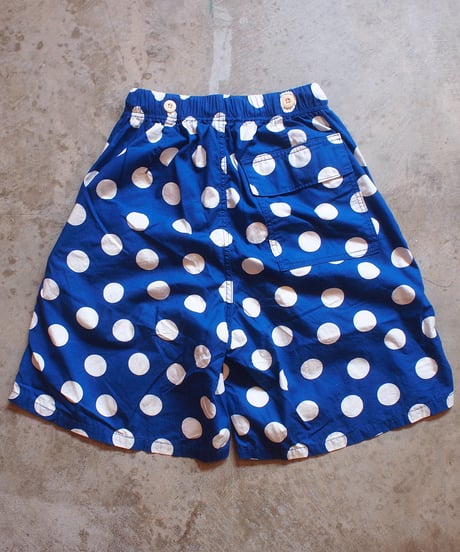 "IMPRESTORE" Polka Dot Trousers/Shorts[NAVY]