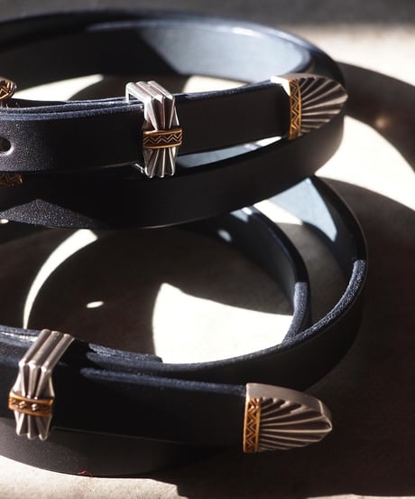 "MOONSHINE LEATHER"Del Rio Buckle Belt