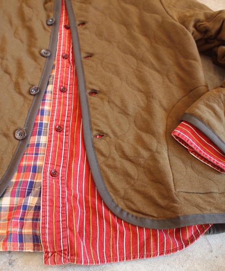 "SPINNER BAIT"Military Quilt Cardigan