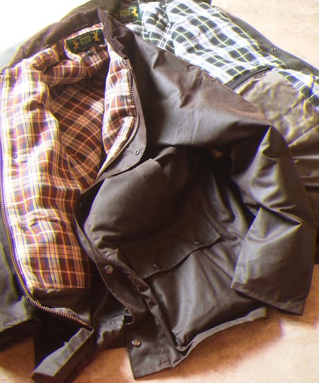 "ROCKALL"BOLTON WAXED PADDED JACKET