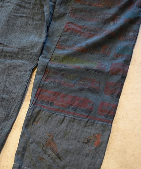 "Mr.Remake man" Used Tapestry Remake Easy Pants[Size:3(L)]