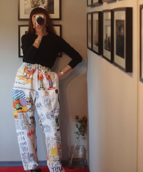 "Mr. Remake Man" Vintage Tapestry Remake Easy Pants