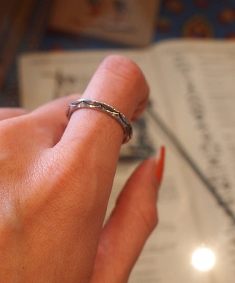 再入荷！"NAVAJO Jewelry"Stampwork Triangle Ring