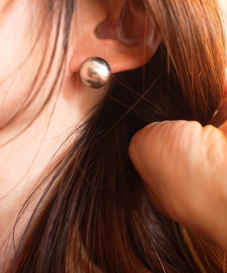 "NAVAJO Jewelry" Silver Dome Pierce