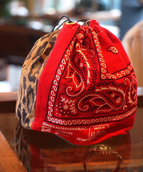 再入荷!!"KOUHEI TERRAI"Vintage Bandana巾着