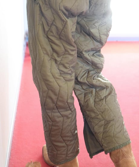 "Germany Military" 1990's Vintage Quilting Liner Pants