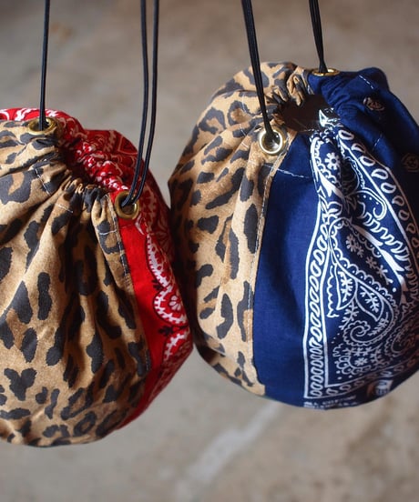 再入荷!!"KOUHEI TERRAI"Vintage Bandana巾着