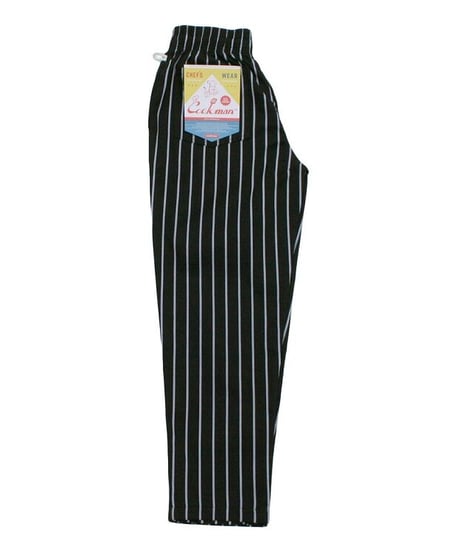 "COOKMAN" Chef Pants[Pin Stripe/Black]