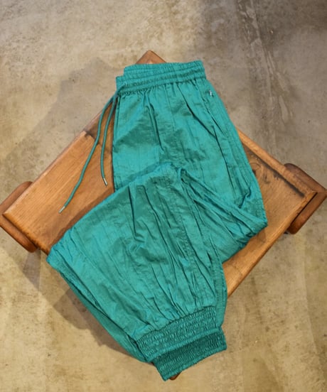 Last.1"O.K." Sports Style Nylon Jog Pants