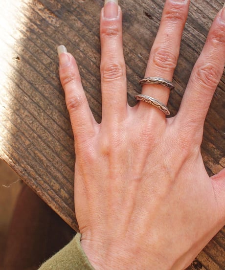再入荷！"NAVAJO Jewelry"Stampwork Triangle Ring