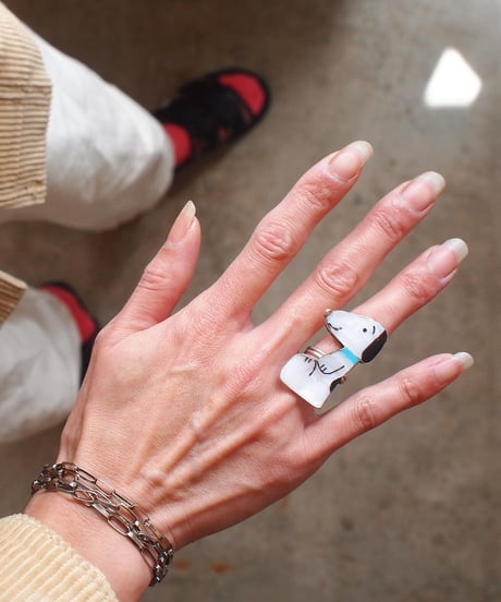 "ZUNI"Jewelry Inlay Ring