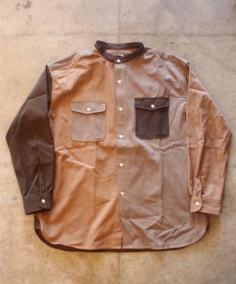 "MODEM DESING" Crazy Band Collar Shirts