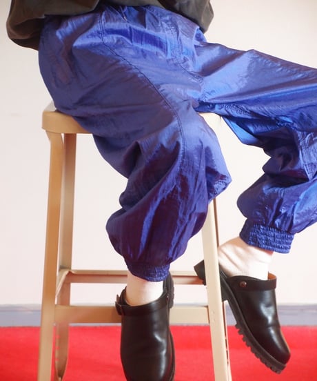 Last.1"O.K." Sports Style Nylon Jog Pants