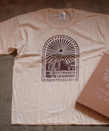 "S.O.S. from Texas"×"CONTINUUM"[Organic Experience] Short Sleeve Crew Tee