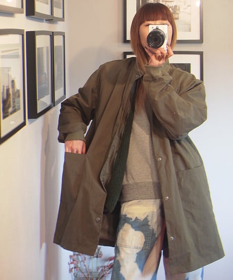 "MODEM DESIGN" Stand Collar Jacket with Liner