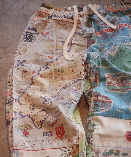 "Mr.RemakeMan."Vintage Tapestry Remake Easy Pants.②[Size:3(L)]