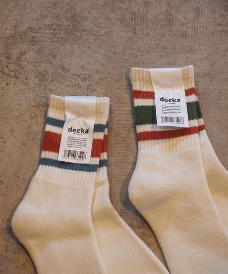 "decka Quality Socks" 80’s Skater Socks[Short Length]