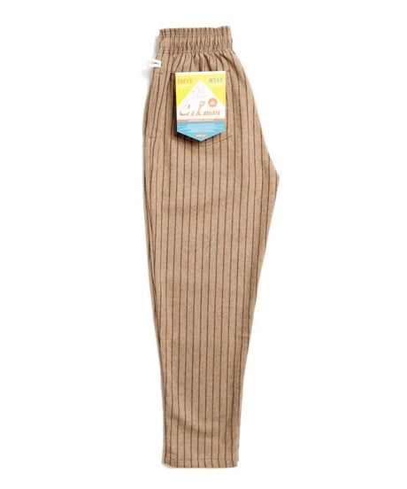 "COOKMAN" Chef Pants Wool Mix Stripe