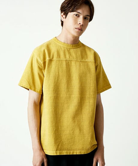 "GOOD ON"S/S HEAVY FOOTBALL TEE