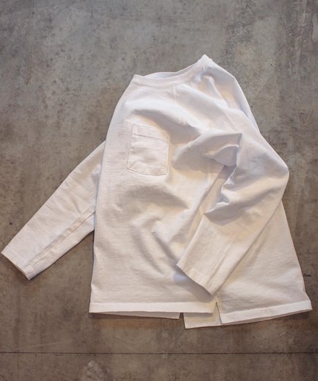 "GOOD ON" LONG SLEEVE HEAVY RAGLAN POCKET TEE