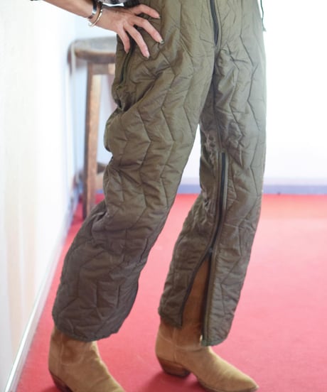 "Germany Military" 1990's Vintage Quilting Liner Pants