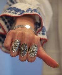 "NAVAJO" Kevin Ramone Silver Ring