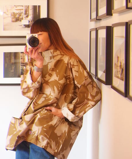Restock&New!!"NEWLYN SMOCKS" Drill Round Neck Smock