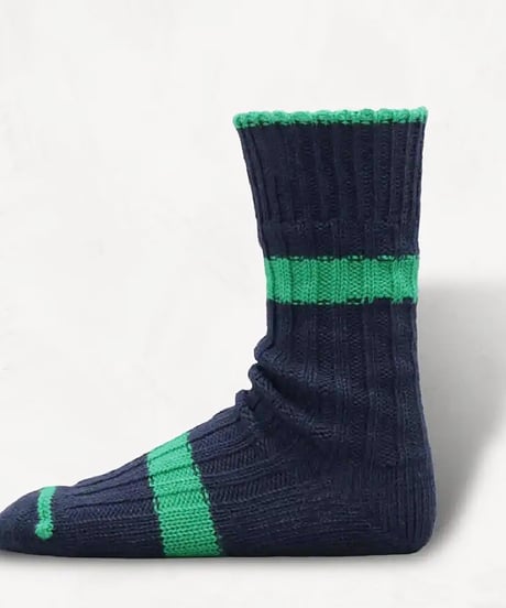 "SHOWATABE" by BRU NA BOINNE Denim Style Two-Tone Socks