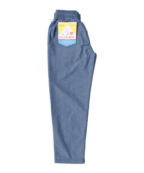 "COOKMAN" Chef Pants [Chambray Light Blue]