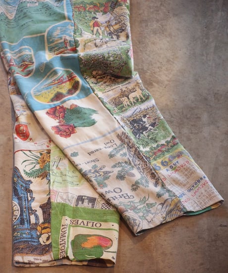 "Mr.RemakeMan."Vintage Tapestry Remake Easy Pants.②[Size:3(L)]