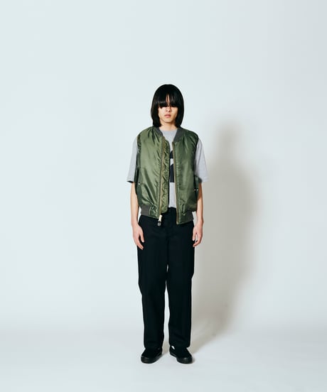 "THRIFTY LOOK"「 ROTHCO」MA-1 Black Panther Vest