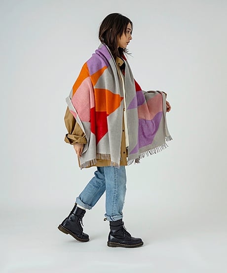 "SUBLIME" PATTERN MERINO STOLE