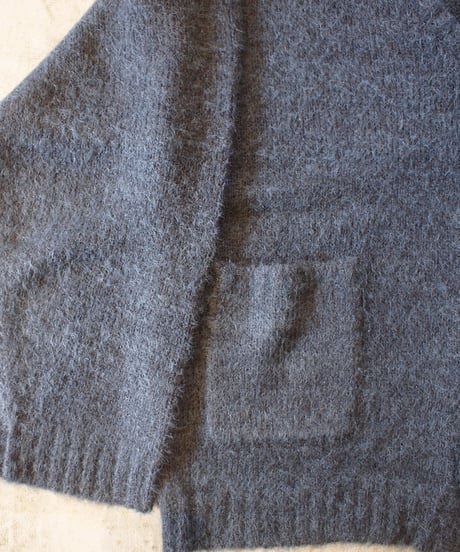 "MODEM DESIGN" Shaggy Mohair Cardigan