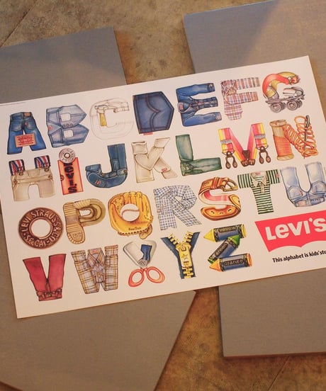 LEVI'S" 77's DEAD STOCK Adverting Poster