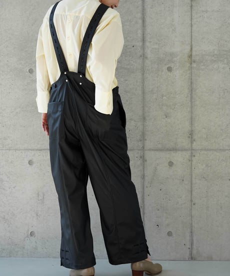"RUMBLE RED" Eco Leather Overall
