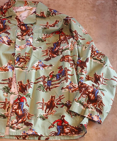 "TOWN CRAFT"PAJAMA PRINTED JACKET