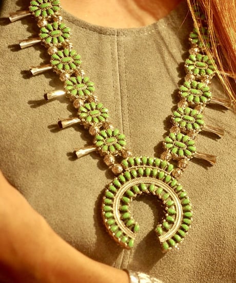 ”NAVAJO” Rversivle CIuster Naja Necklace