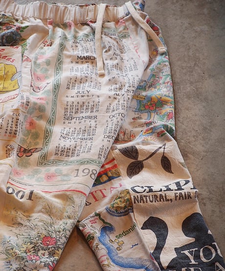 "Mr.RemakeMan."Vintage Tapestry Remake Easy Pants.①[Size:2(M)]