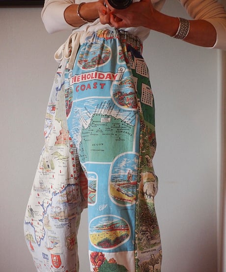 "Mr.RemakeMan."Vintage Tapestry Remake Easy Pants.②[Size:3(L)]