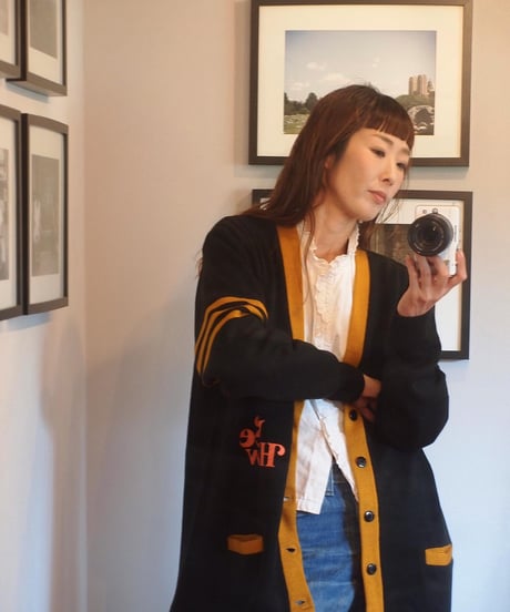 "THE DAY ON THE BEACH" Lettered Cardigan