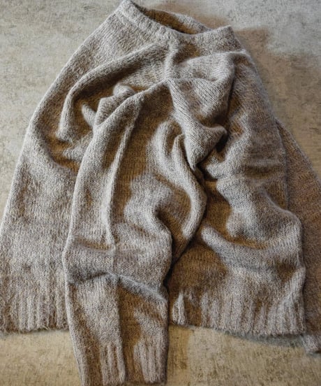 "MODEM DESIGN" Mohair Mix Crew Knit