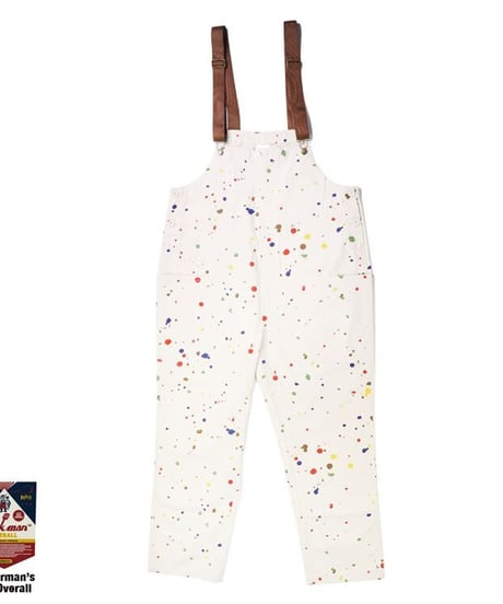 "COOKMAN"Fisherman's Bib Overall 「Sauce Splash」