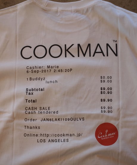 "COOKMAN" Short Sleeve Tee[Casher]