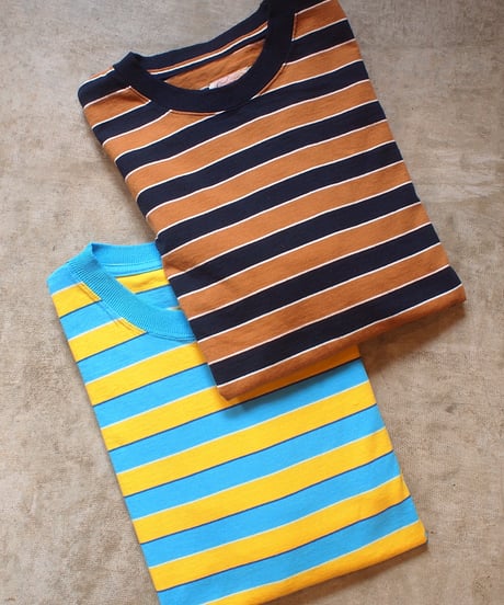 "IMPRESTORE"Border Rib Long Tee